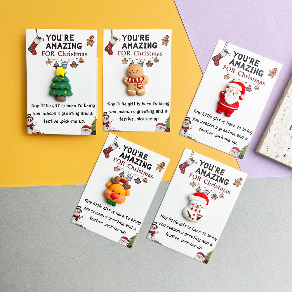 DIY Christmas Resin Jewelry Accessories -Blessing Card Santa & Holiday Charms | ST. VON'S FLAIR