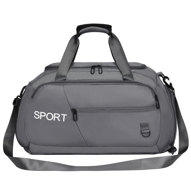Luggage Bag Oxford Gym Bag with Shoe Compartment - Waterproof Handbag Travel Duffel Bag | ST. VON'S FLAIR