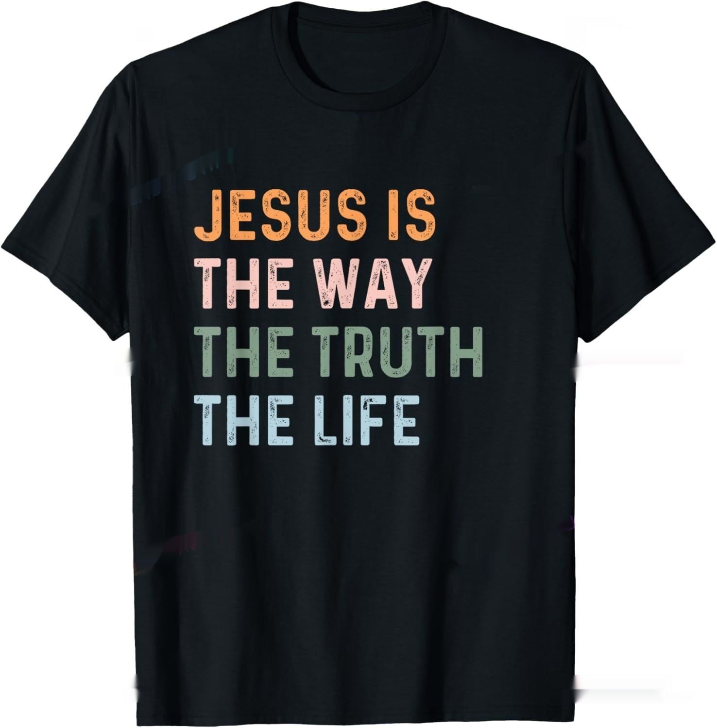 Christian T Shirt Jesus Pull-over The Way Truth Women Men Kids