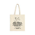 Gold There Is | Proverbs 20:15 Inspirational Canvas Tote Bag | ST. VON'S FLAIR