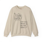 Christian Crewneck Sweatshirt — “Put God First as We Live” Inspirational Faith Graphic
