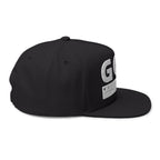 God Never Fails Embroidered Snapback Hat | Joshua 21:45 Faith Flat Bill Cap | ST. VON'S FLAIR