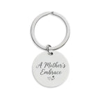 Stainless Steel Round Keychain | Custom Engraving