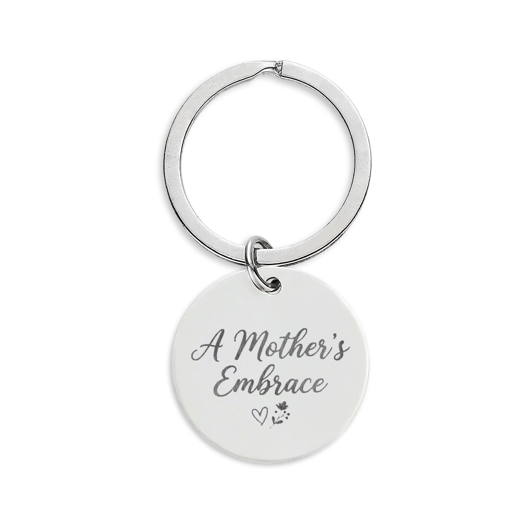 Stainless Steel Round Keychain | Custom Engraving