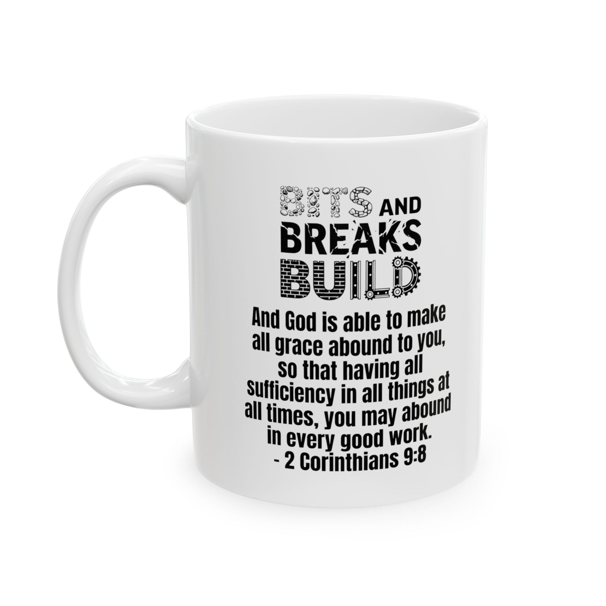 Inspirational Scripture Coffee Mug — Bible Verse Ceramic Mug (11oz/15oz)