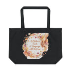 Large Organic Cotton Tote Bag | ST. VON'S FLAIR| Poetry