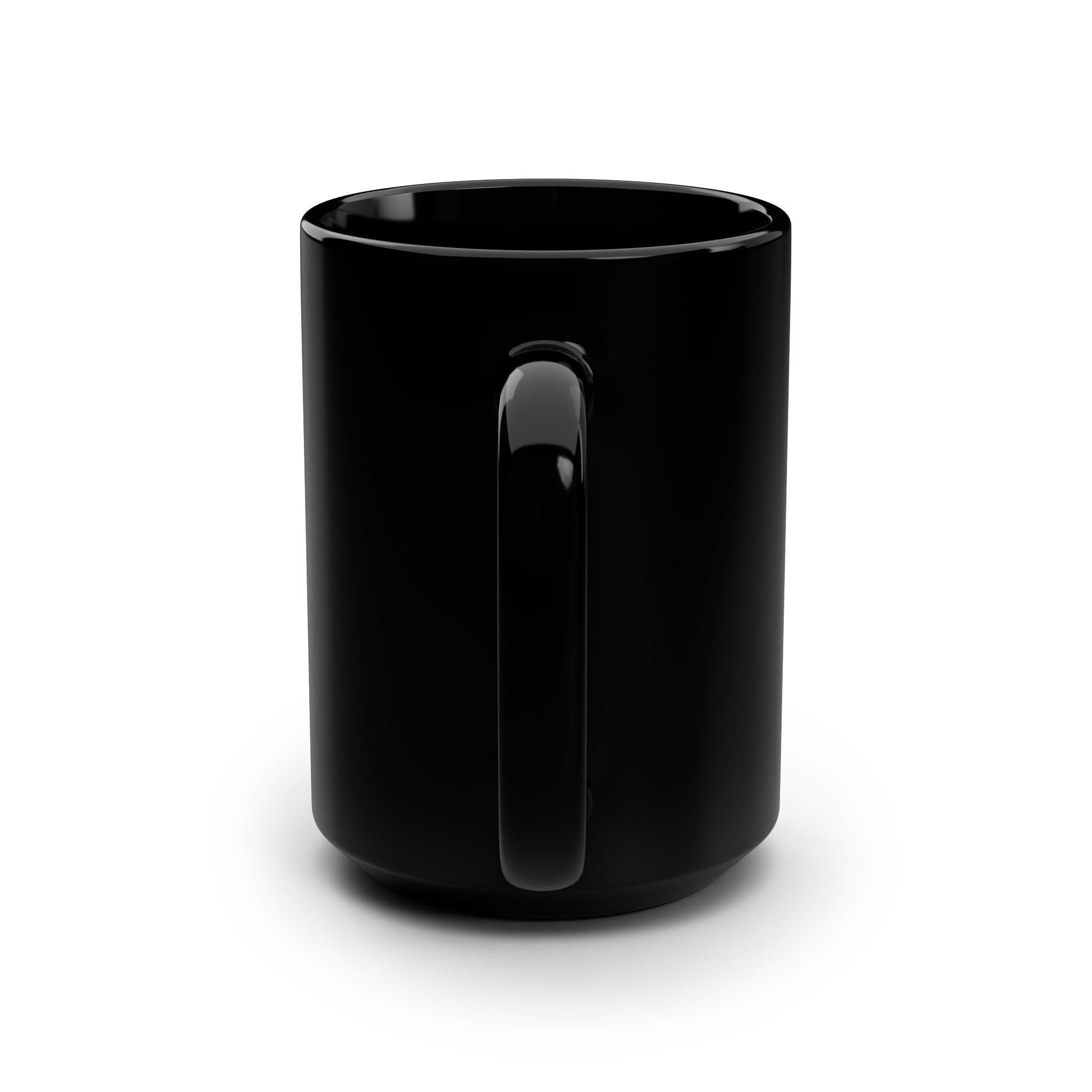 Mother's Embrace Black Mug | ST. VON'S Poetic Lines