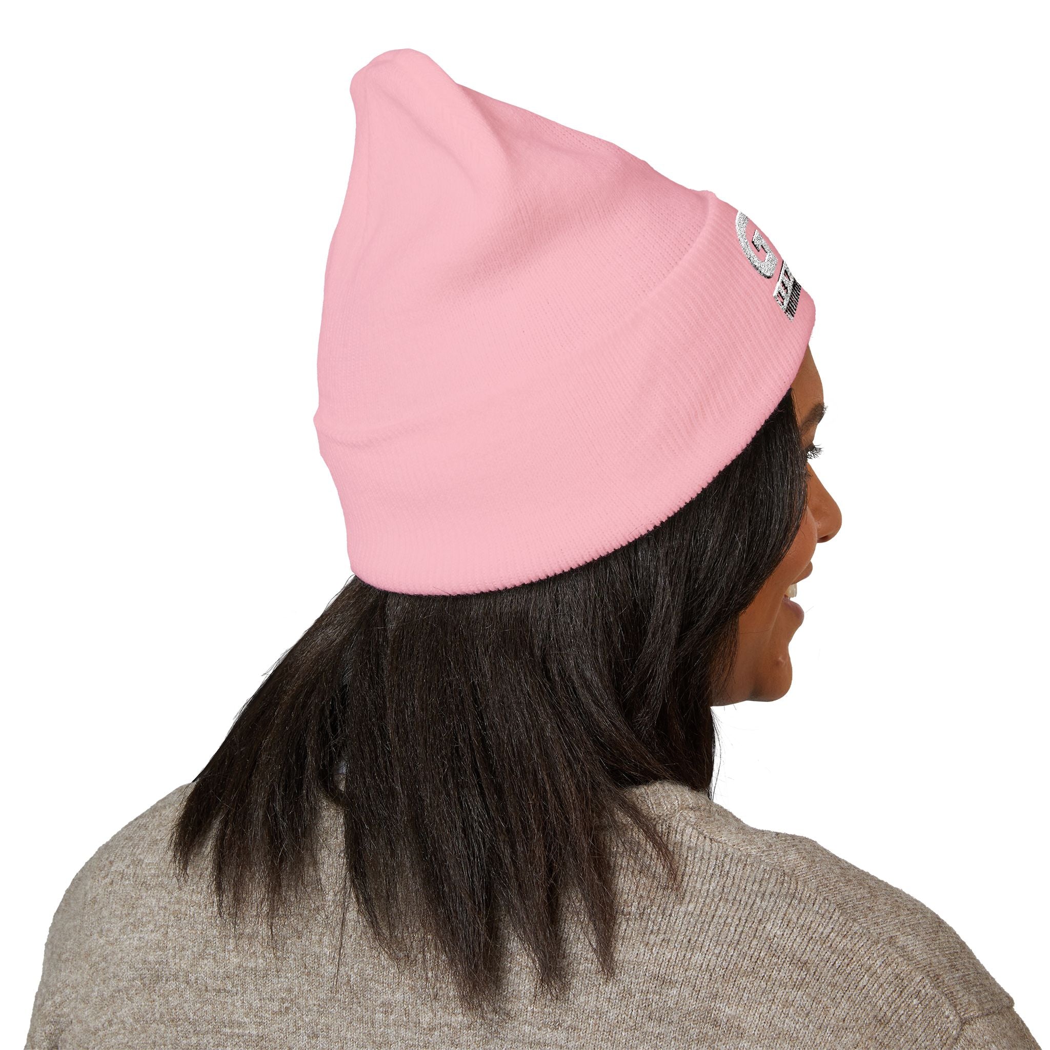 SEO Title: God Never Fails Embroidered Cuffed Beanie | Joshua 21:45 Faith Hat | ST. VON'S FLAIR