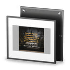 Biblical Matthew 6:33 Seeking with Might Framed Poster