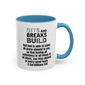 2 Corinthians 9:8 Accent Coffee Mug | Faith Two-Tone Ceramic Mug | ST. VON'S FLAIR