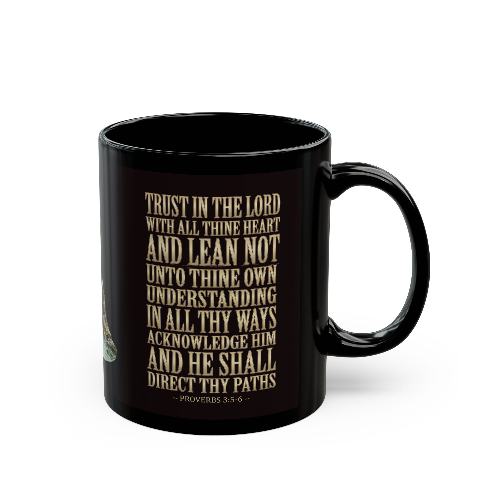 Trust in the Lord | 11oz Black Ceramic Mug