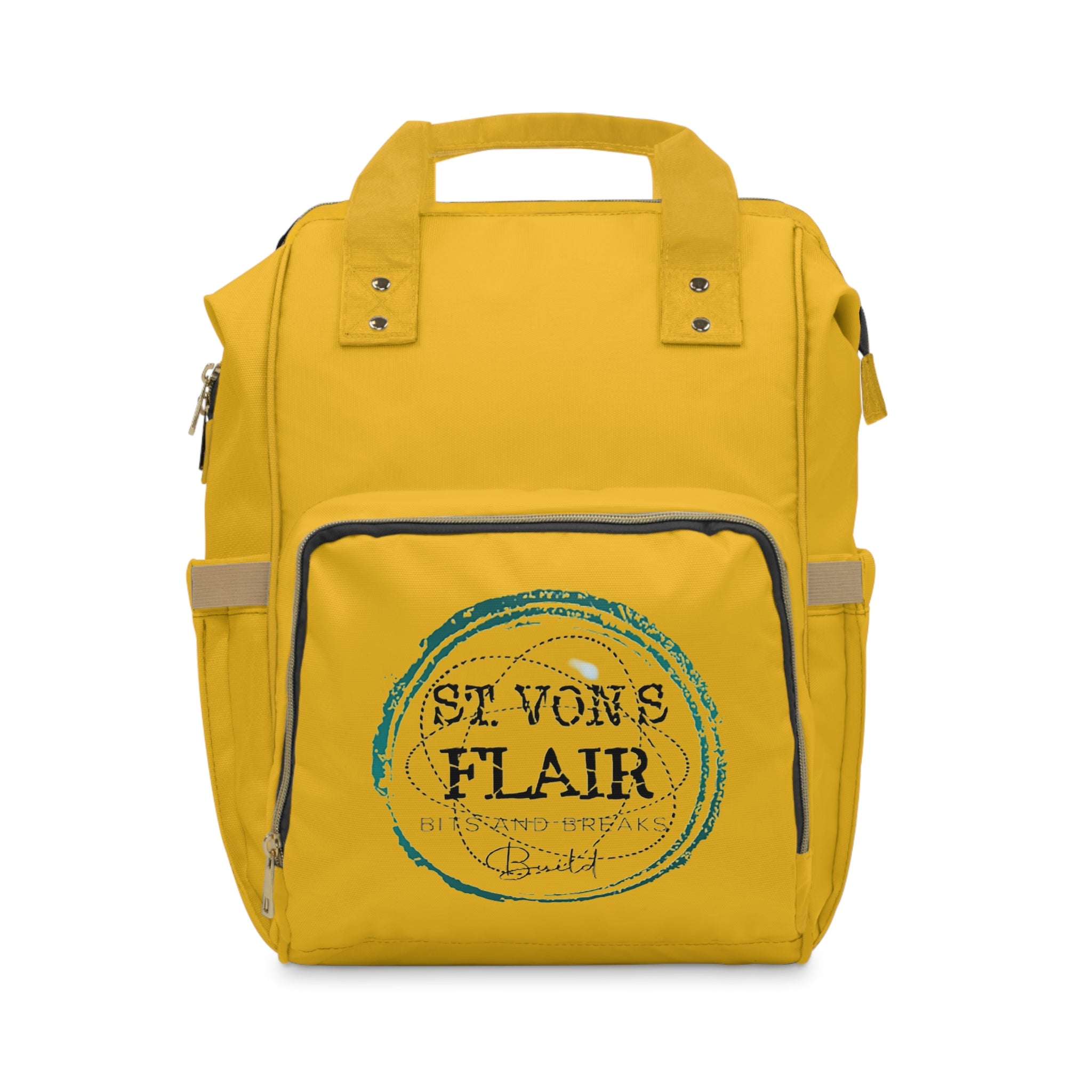 Multifunctional Diaper Backpack, Yellow