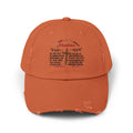Biblical Hat Matthew 8 | Abundance-Inspired Unisex Cotton Distressed Cap