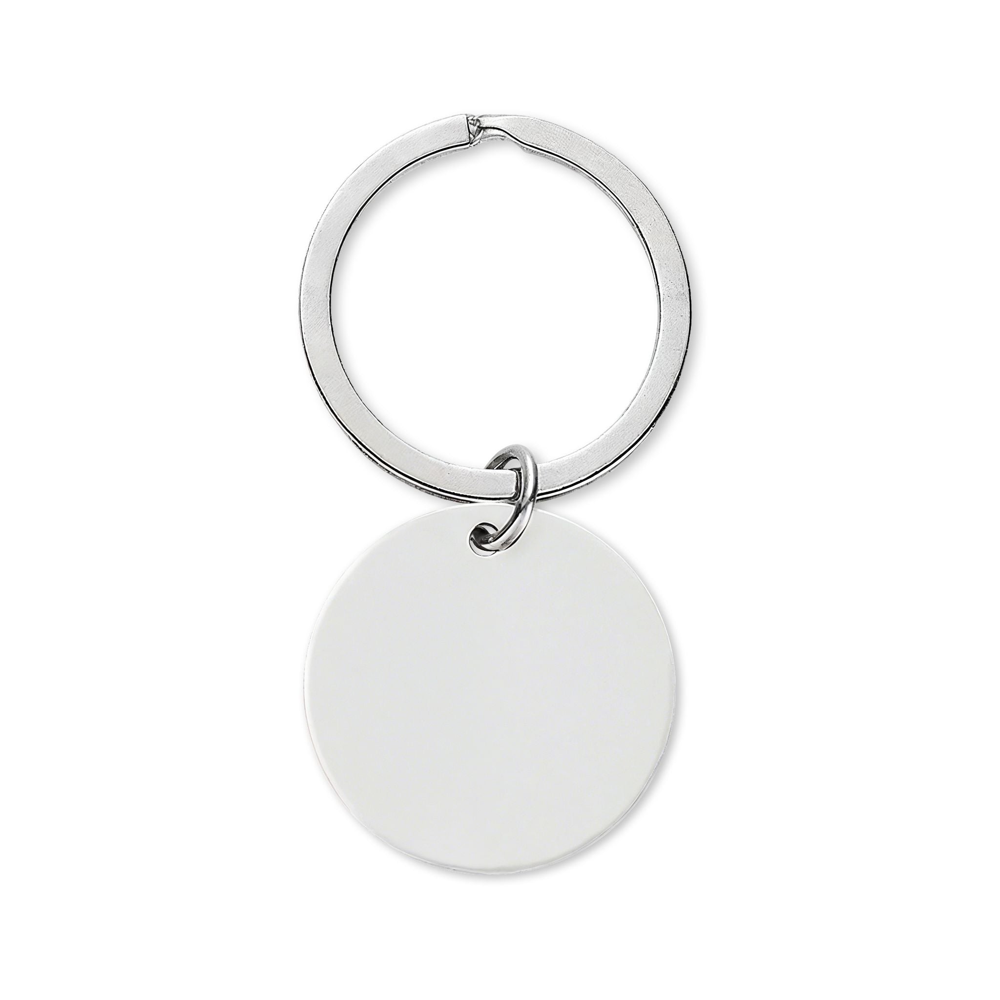 Stainless Steel Round Keychain | Custom Engraving