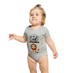 My God Baby Bodysuit - Trust in Him - Cute Lion Designed Onesies