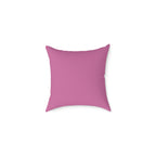 Christian Cross Abundance Throw Pillow Poly Canvas —Righteousness and Peace Decorative Pillow Covers for the Bed Sofa 16" by 16"