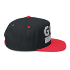 God Never Fails Embroidered Snapback Hat | Joshua 21:45 Faith Flat Bill Cap | ST. VON'S FLAIR