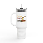 God Still Cures Addiction | 40oz Insulated Travel Mug | ST. VON'S FLAIR