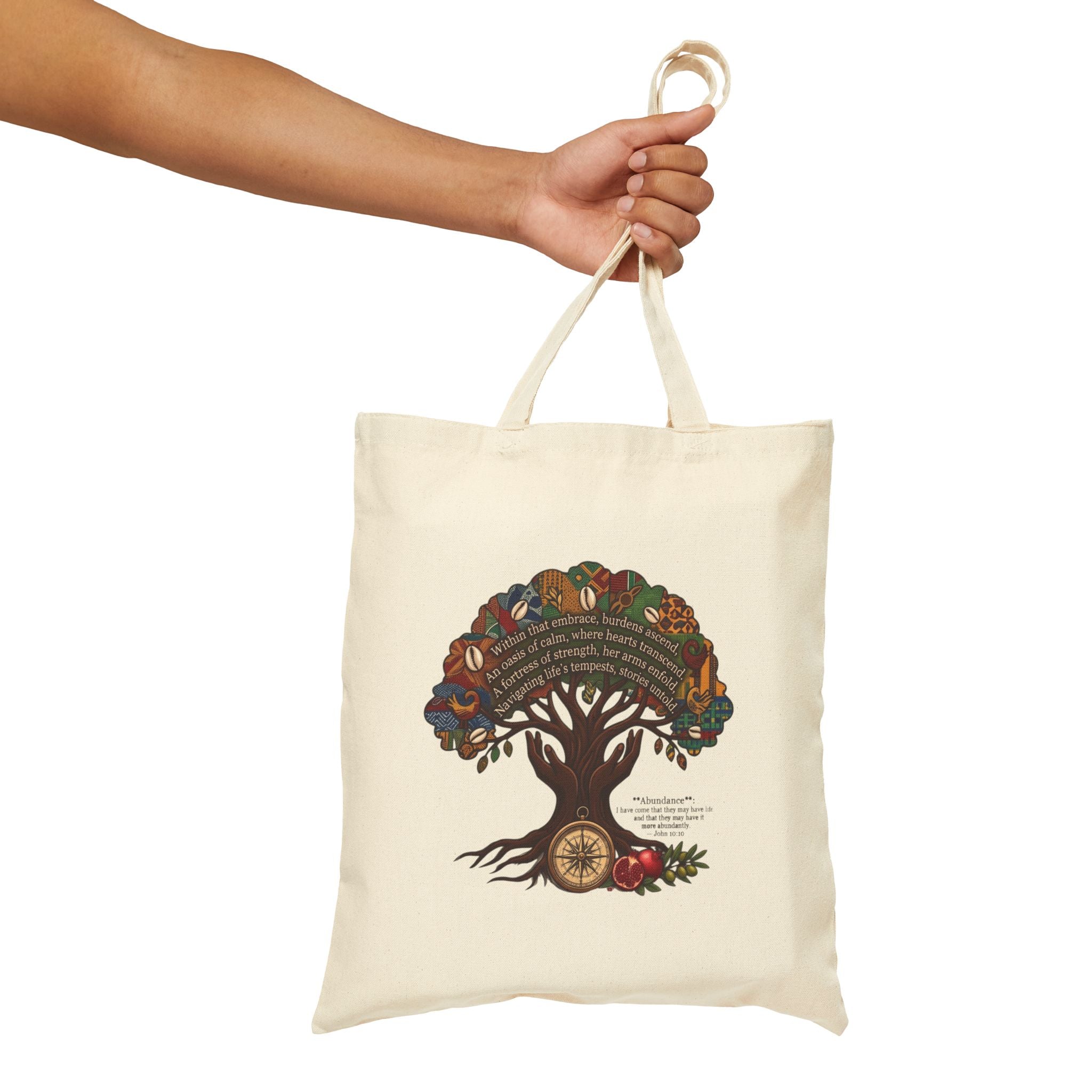 Faith-Inspired Tote Bag for Women | Mother's Embrace Collection | ST. VON'S FLAIR
