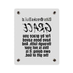 Faith Ephesians 2:8-9 Acrylic Wall Art Panels | Christian Home Decor & Office Inspiration | ST. VON'S FLAIR