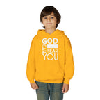 God Can Youth Hoodie Christian Sweatshirt Unisex Children Clothing