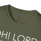 Christian Graphic T-Shirt — "Oh! Lord Save Us From Our Sins" Inspirational Faith Tee