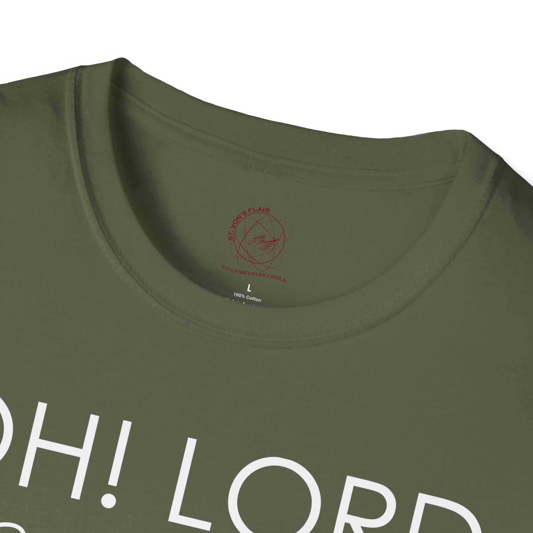 Christian Graphic T-Shirt — "Oh! Lord Save Us From Our Sins" Inspirational Faith Tee