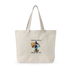 Warrior Canvas Tote Bag "Nature Says Run" | Faith Carry Bag | ST. VON'S FLAIR