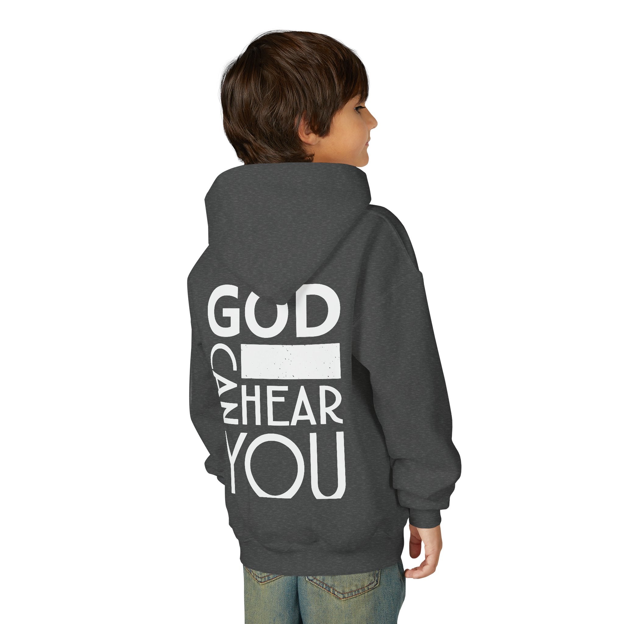 God Can Youth Hoodie Christian Sweatshirt Unisex Children Clothing
