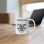 Biblical Verse Inspiration Love Ceramic Coffee Tea Cups, 11oz, 15oz
