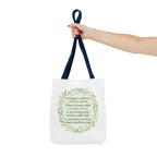 "A Lullaby on Wings Unseen" Tote Bag | ST. VON'S Poetic Lines