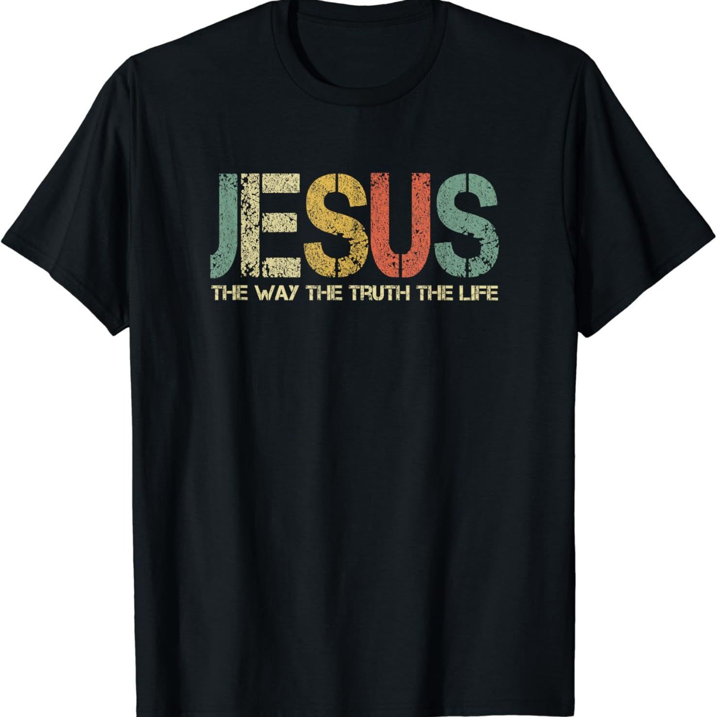 Christian T Shirt Jesus Pull-over The Way Truth Women Men Kids