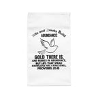 Lunch Bag — Dove & Proverbs 20:15 Inspirational Scripture Insulated Tote