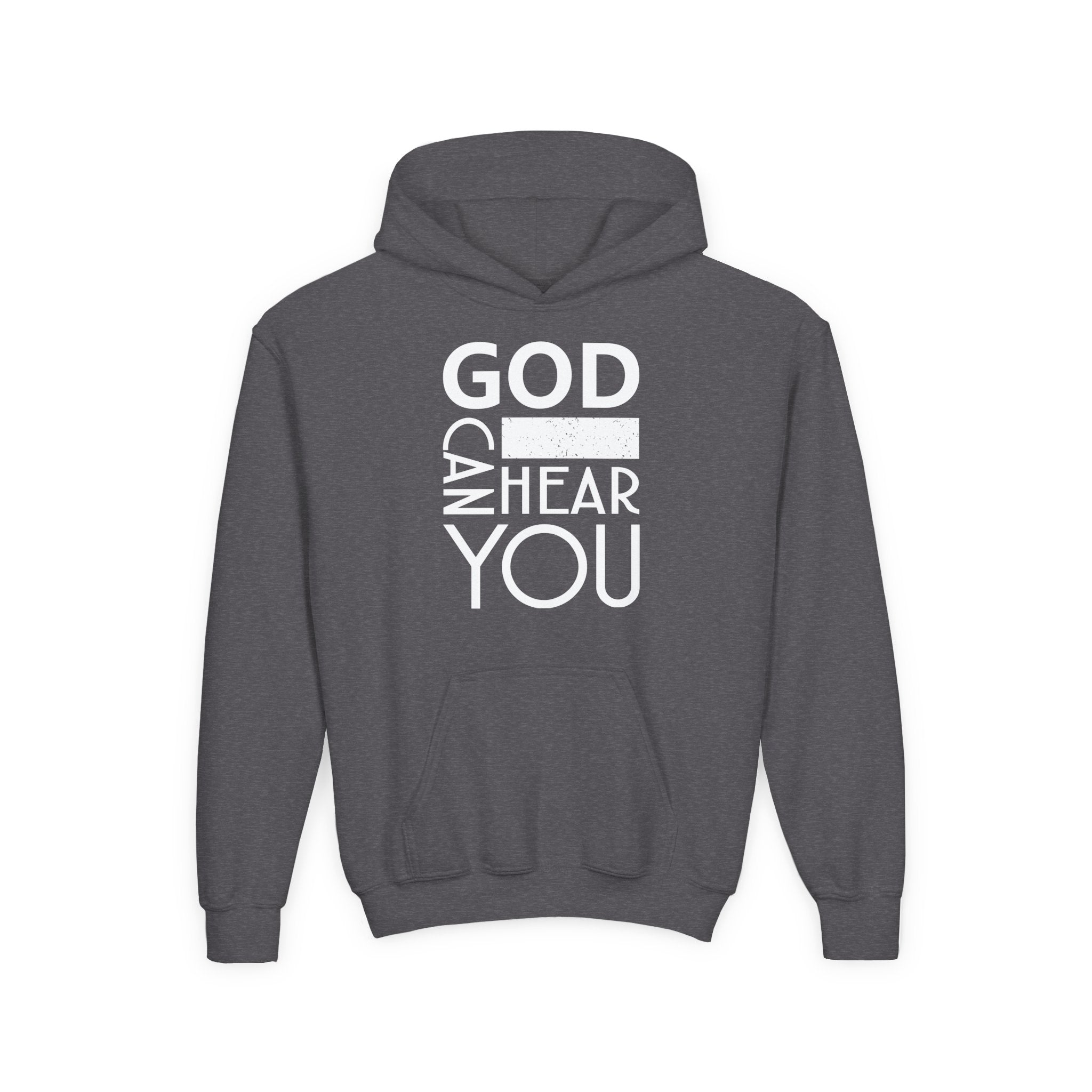 God Can Youth Hoodie Christian Sweatshirt Unisex Children Clothing