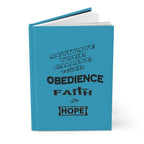 Hardcover Journal — "Activate Your Calling" Inspirational Faith Notebook (Obedience, Faith & Hope)