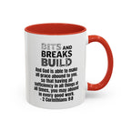 2 Corinthians 9:8 Accent Coffee Mug | Faith Two-Tone Ceramic Mug | ST. VON'S FLAIR