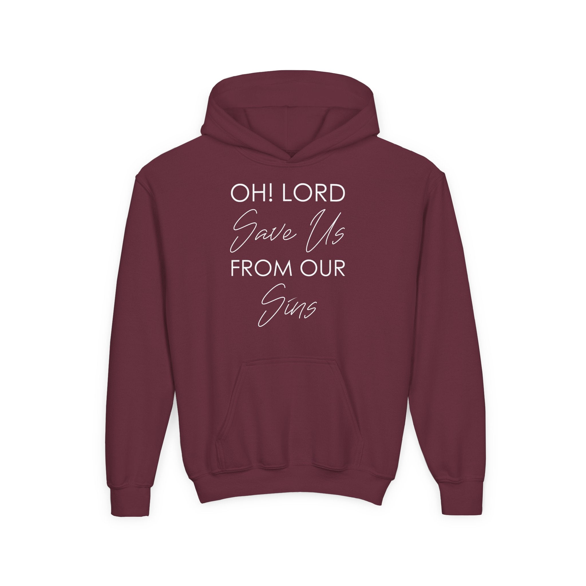 Lord Save Us Youth Hoodie | Christian Kids Sweatshirt | ST. VON'S FLAIR