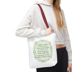 "A Lullaby on Wings Unseen" Tote Bag | ST. VON'S Poetic Lines