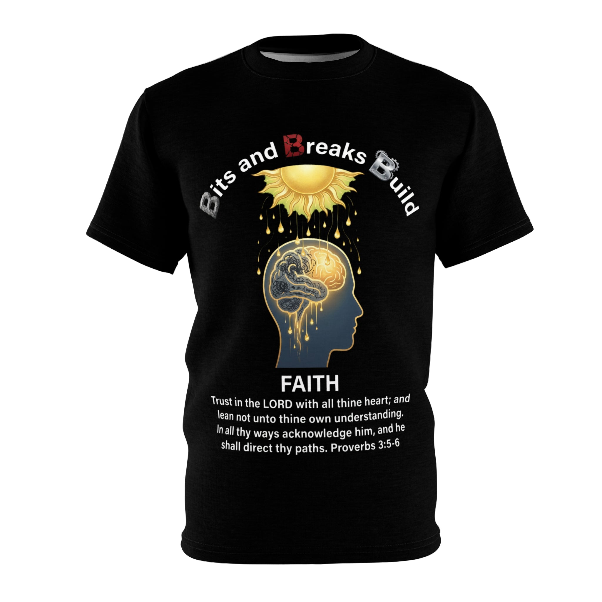 Proverbs 3:5-6 Nourished Mind Faith T-Shirt | Trust in the Lord | ST. VON'S FLAIR