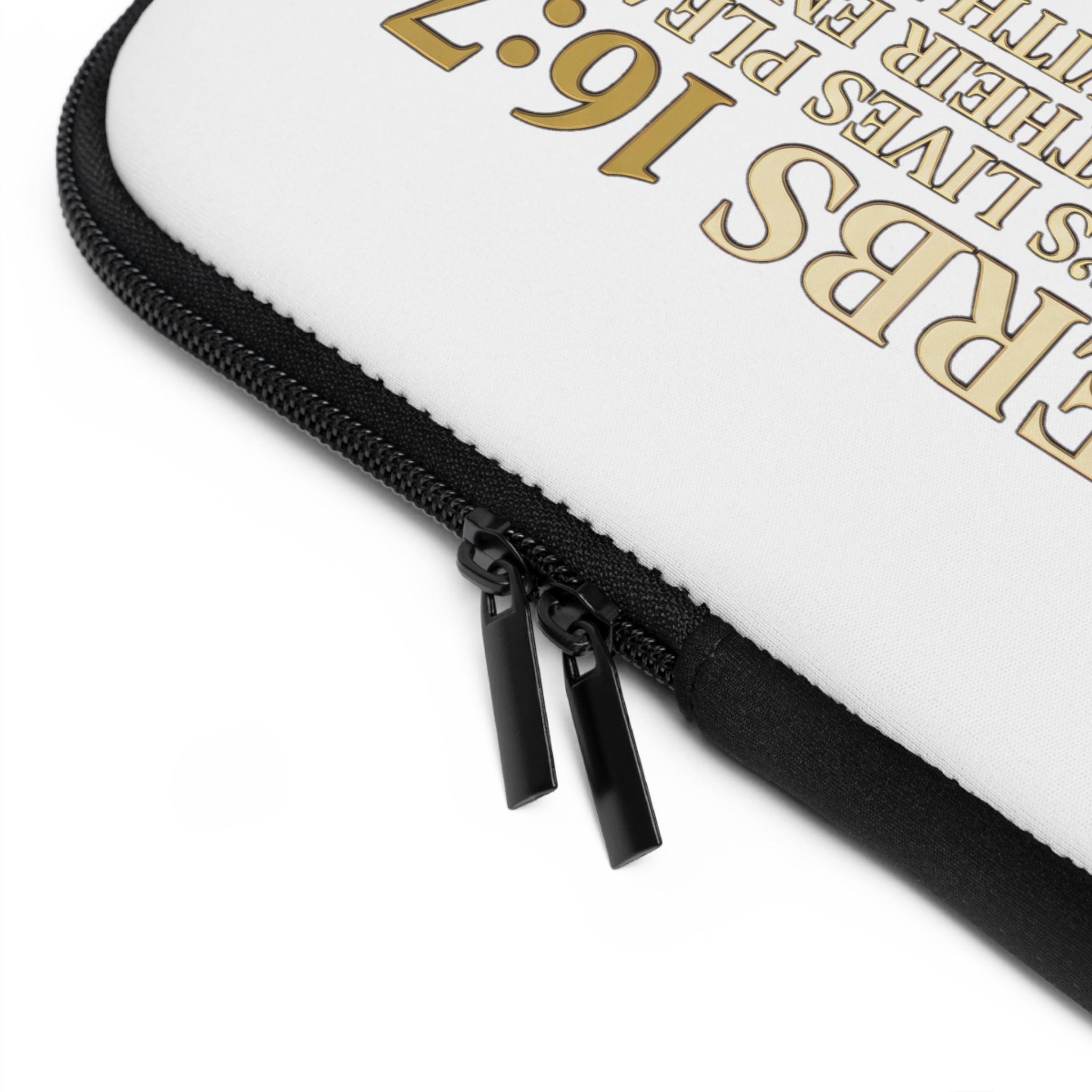 Motivational Pleasure for Peace Laptop Sleeve | Faith-Inspired Protection Case with Zipper | ST. VON'S FLAIR