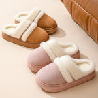 Warm Cotton Slippers for Women - Non-Slip Suede Winter House Shoes | ST. VON'S FLAIR