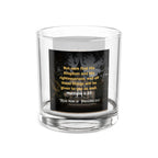 Decorative Biblical Matthew Seek His Kingdom Glass - 10oz Engraved Drinkware for Celebrations