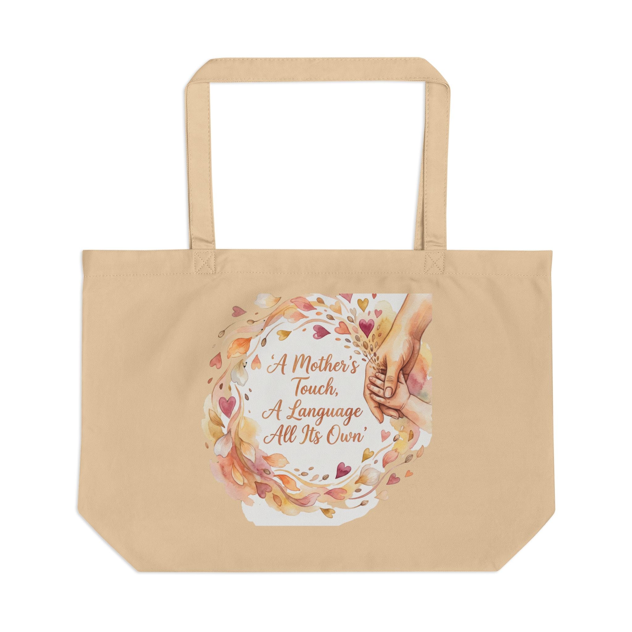 Large Organic Cotton Tote Bag | ST. VON'S FLAIR| Poetry