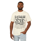 Love | Colossians 3:14 Unisex Garment-Dyed Heavyweight Tee | Kindness, Humility & Patience | ST. VON'S FLAIR
