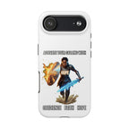 Spiritual Warrior Tough Phone Case | Faith-Inspired Christian iPhone Case | Lion of Judah Armor of God Design | Protective iPhone 17 Case