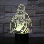 Christian Luminous Table Lamp - Faith-Inspired Creative Lighting | ST. VON'S FLAIR