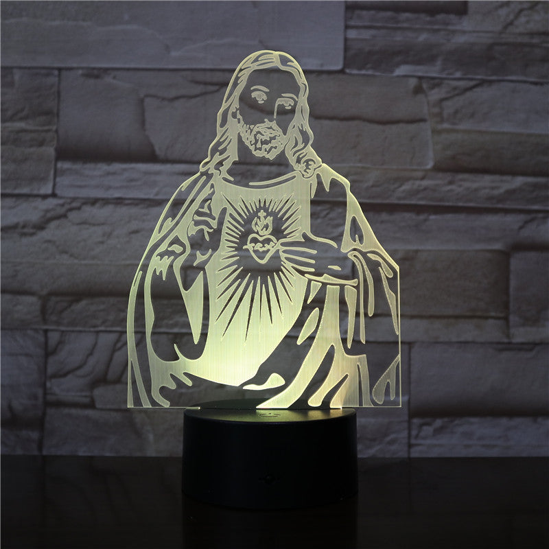 Christian Luminous Table Lamp - Faith-Inspired Creative Lighting | ST. VON'S FLAIR