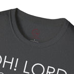 Christian Graphic T-Shirt — "Oh! Lord Save Us From Our Sins" Inspirational Faith Tee