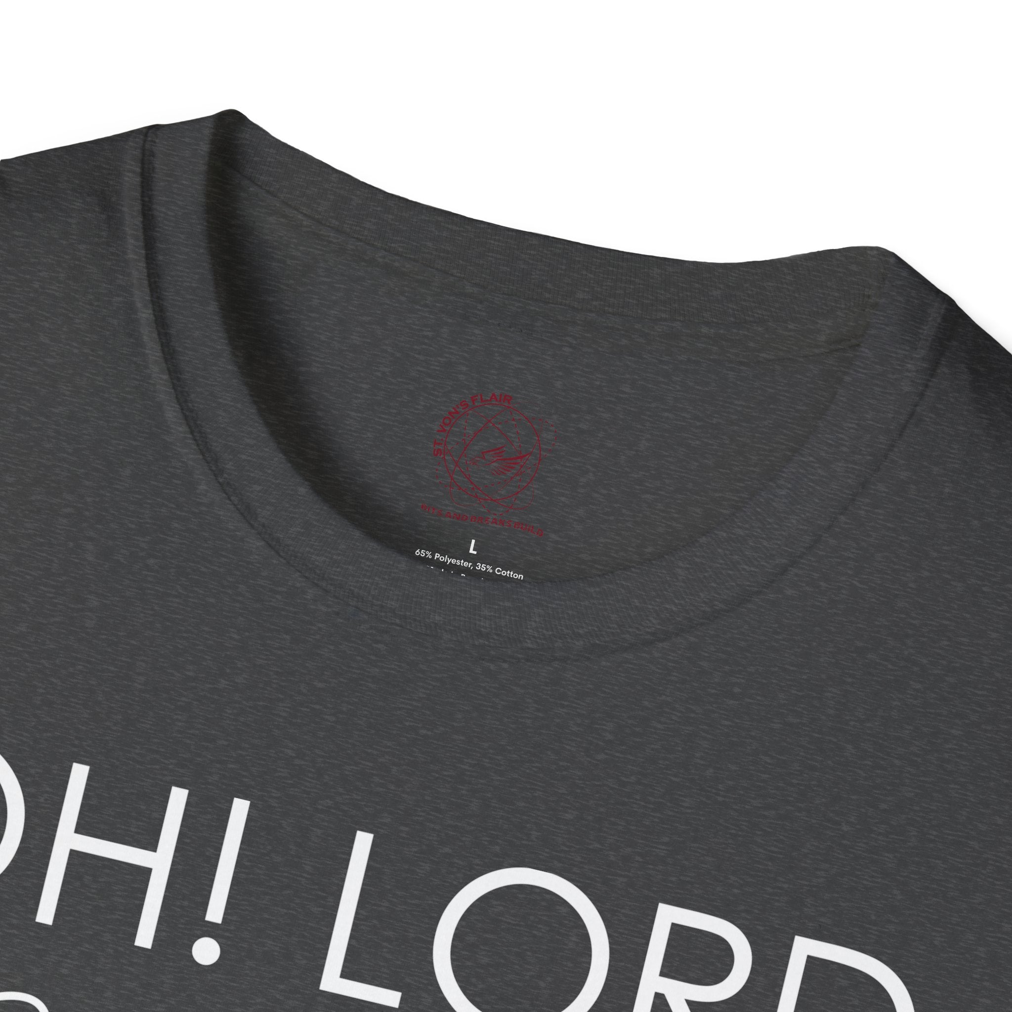 Christian Graphic T-Shirt — "Oh! Lord Save Us From Our Sins" Inspirational Faith Tee