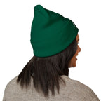 Embroidered Faithful Cuffed Beanie - Warm Knit Winter Hat